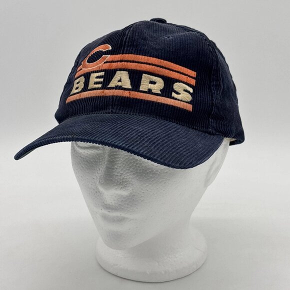Vintage Chicago Bears Starter Hat Snapback Cap Corduroy Pro Classic Distressed - Picture 4 of 11